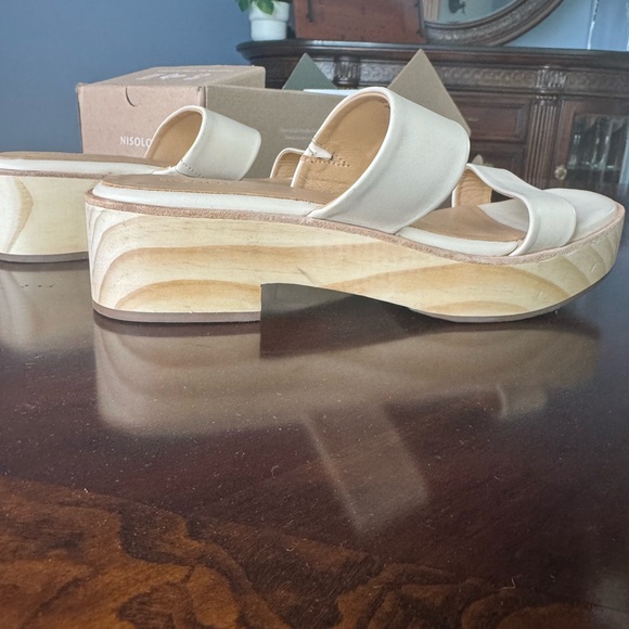 Nisolo Ellie All-Day Clogs- Bone Color - Picture 2 of 7